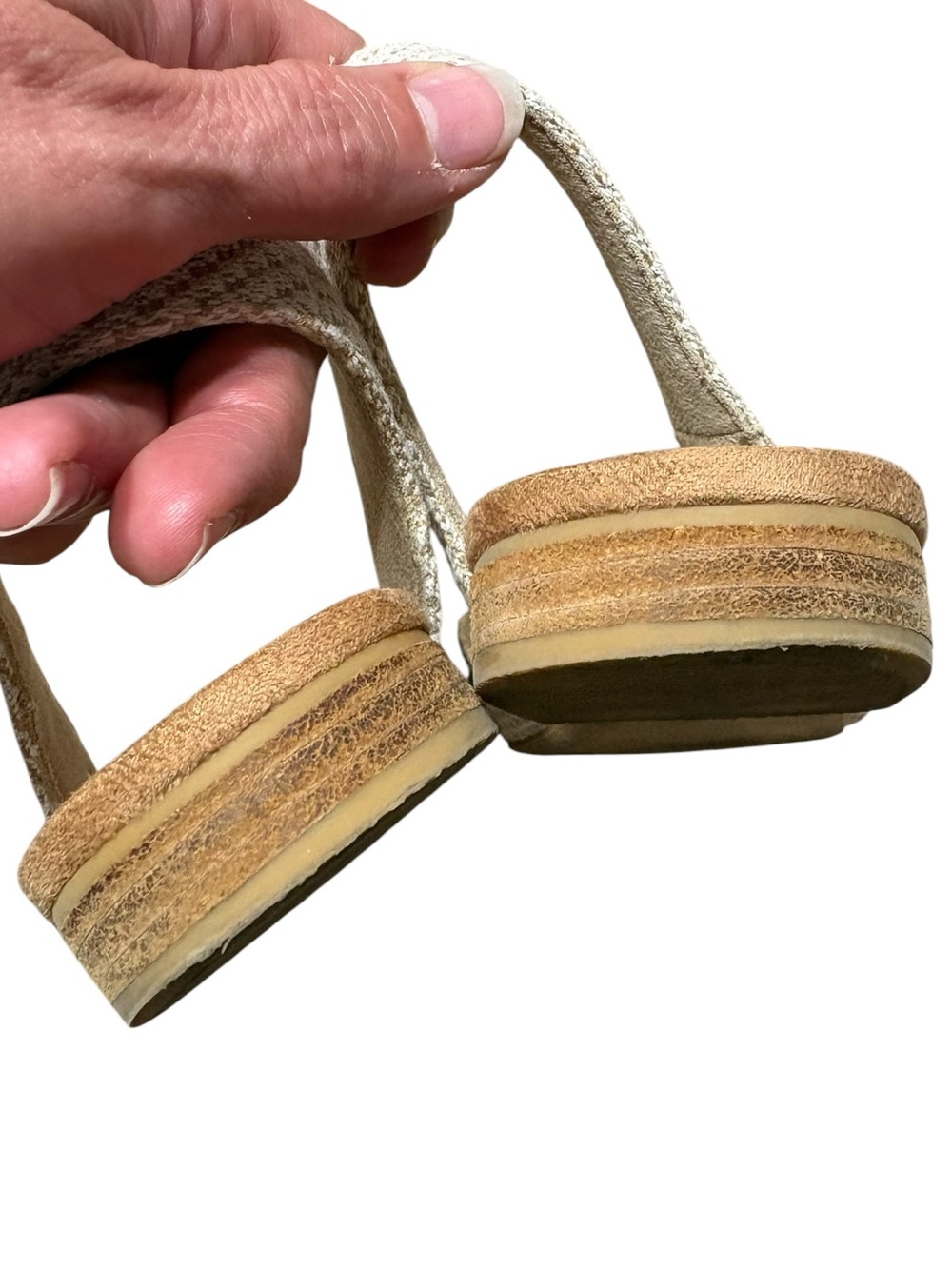 TOMS | Women's Alene Cream Tan Woven Slingback d’Orsay Flats 10 Career Secretary - Picture 7 of 16